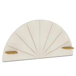 Almelo Full Headboard - Ivory Wool Bouclé