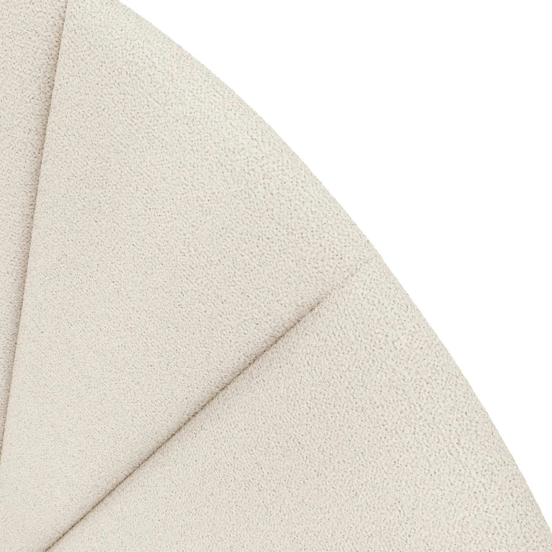 Almelo Full Headboard - Ivory Wool Bouclé