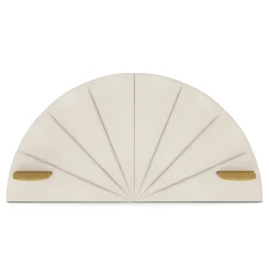 Almelo Full Headboard - Ivory Wool Bouclé