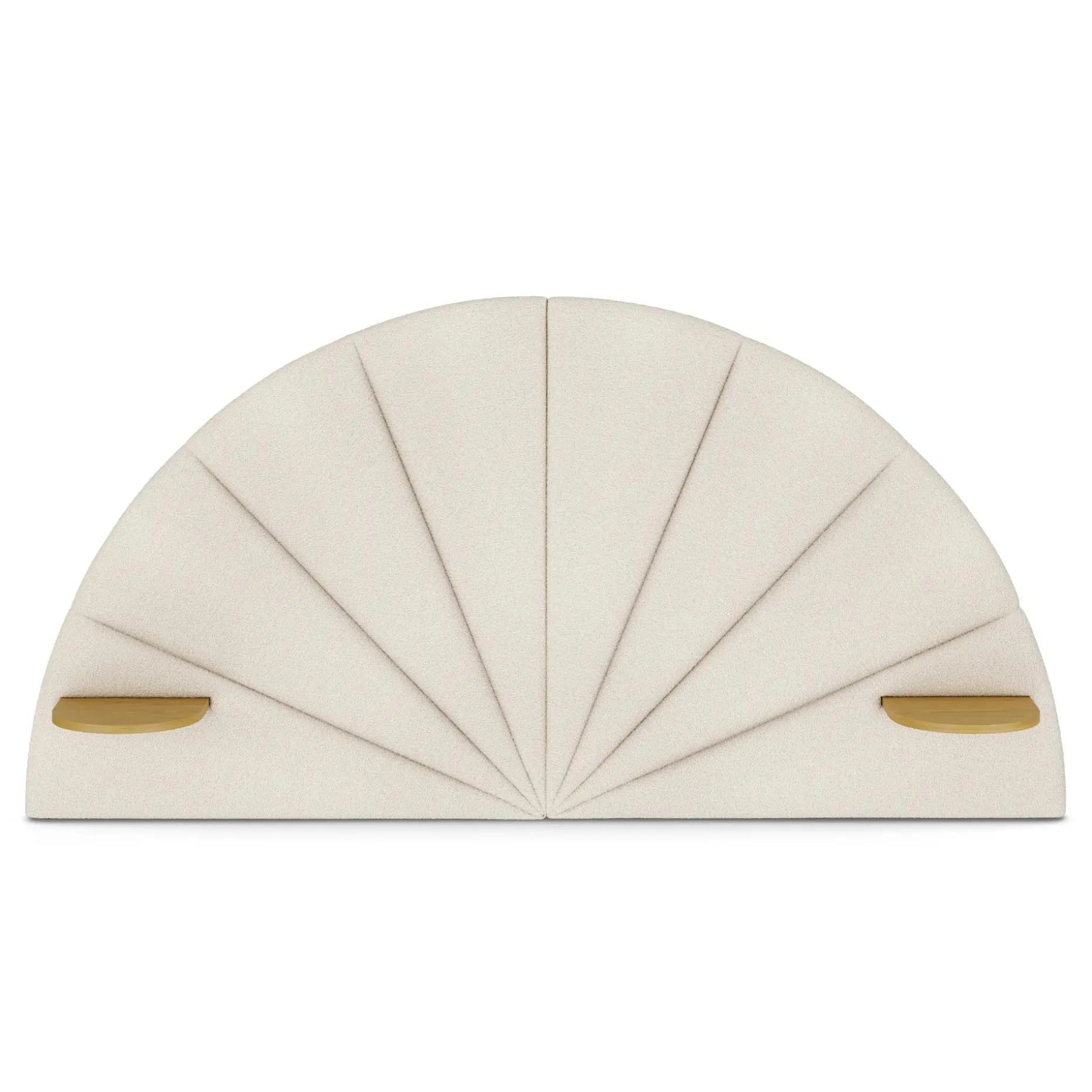 Almelo Full Headboard - Ivory Wool Bouclé
