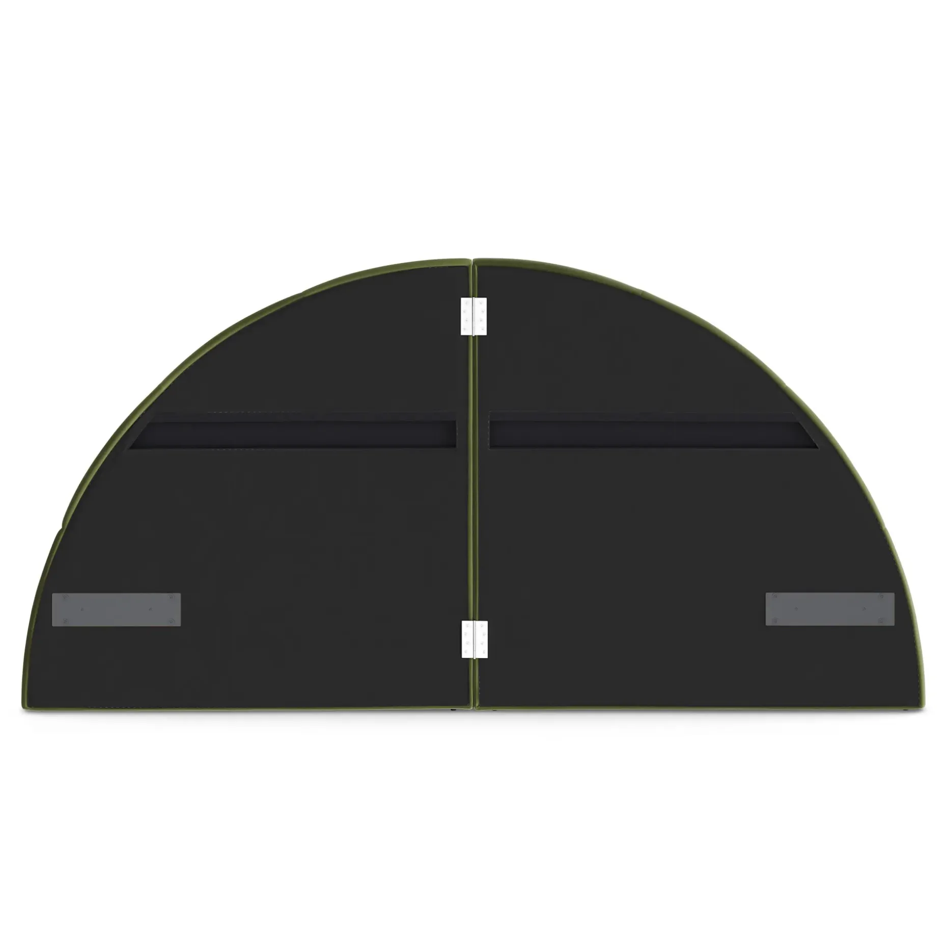 Almelo Full Velvet Headboard - Hale Serrano Green
