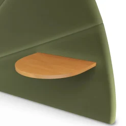 Almelo King Velvet Headboard - Hale Serrano Green