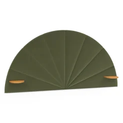 Almelo King Velvet Headboard - Hale Serrano Green