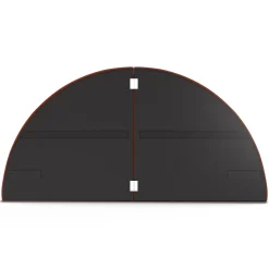 Almelo King Velvet Headboard - Hale Rust