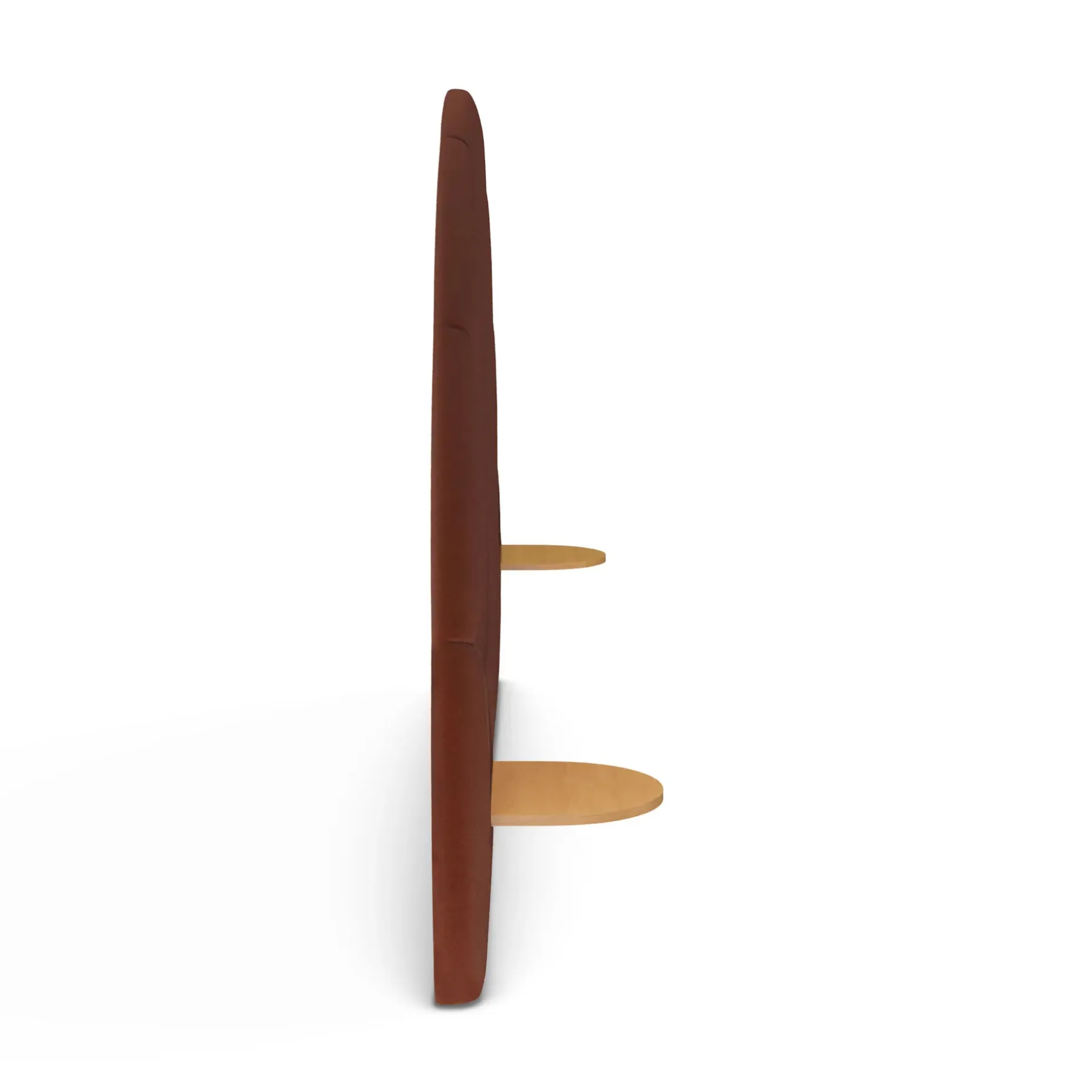 Almelo King Velvet Headboard - Hale Rust