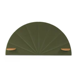 Almelo Queen Velvet Headboard - Hale Serrano Green