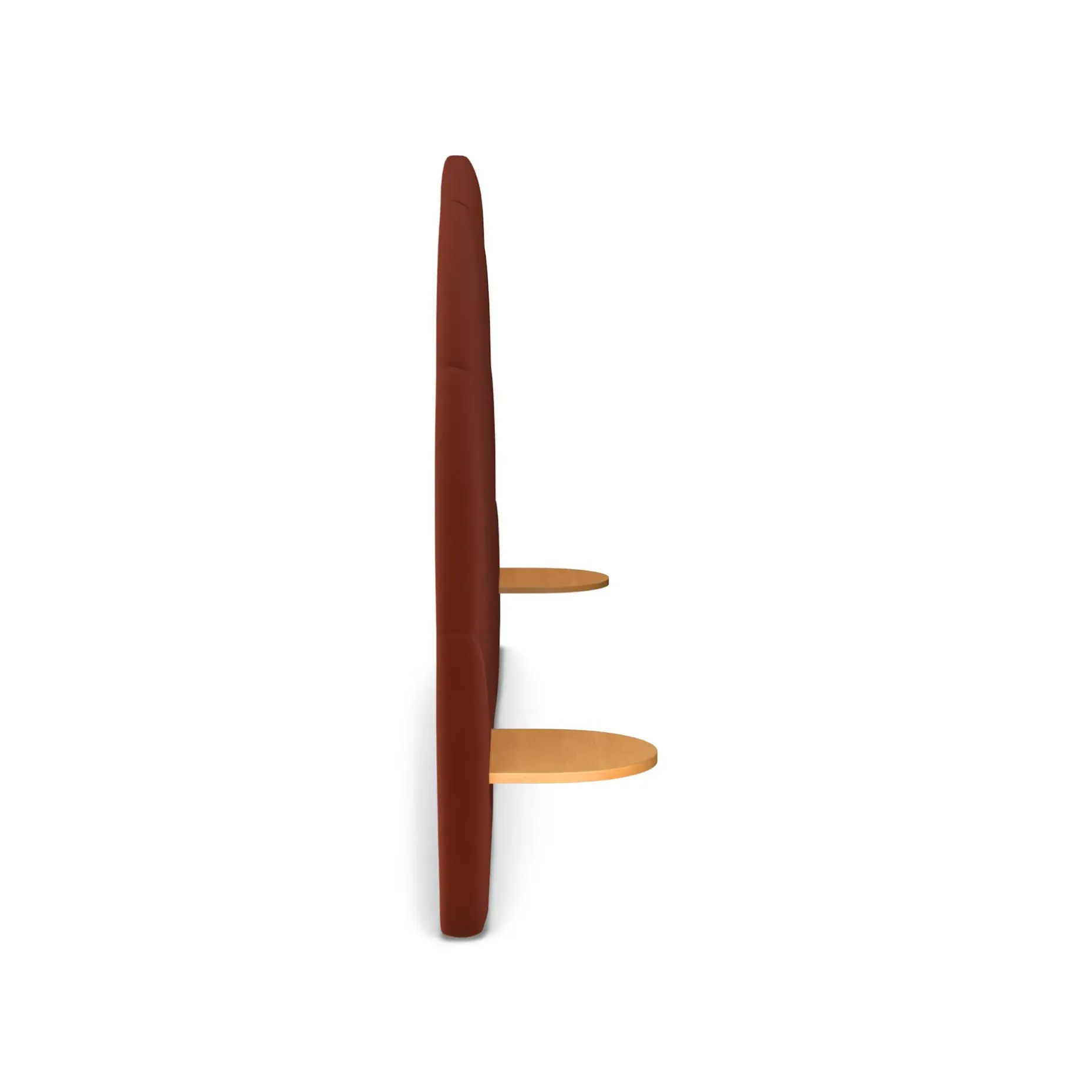 Almelo Queen Velvet Headboard - Hale Rust