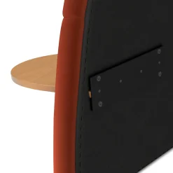 Almelo Queen Velvet Headboard - Hale Rust