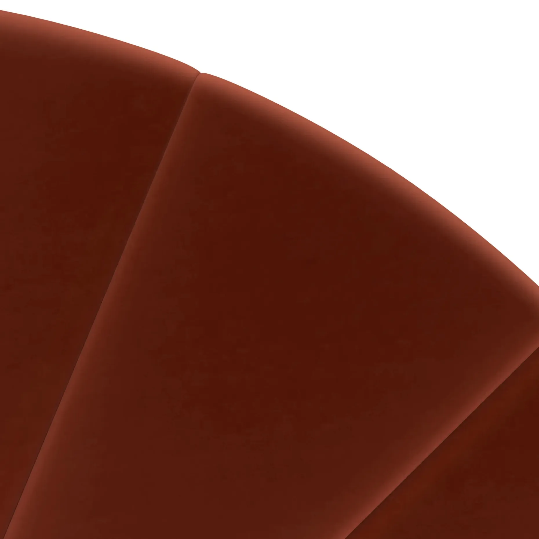 Almelo Queen Velvet Headboard - Hale Rust