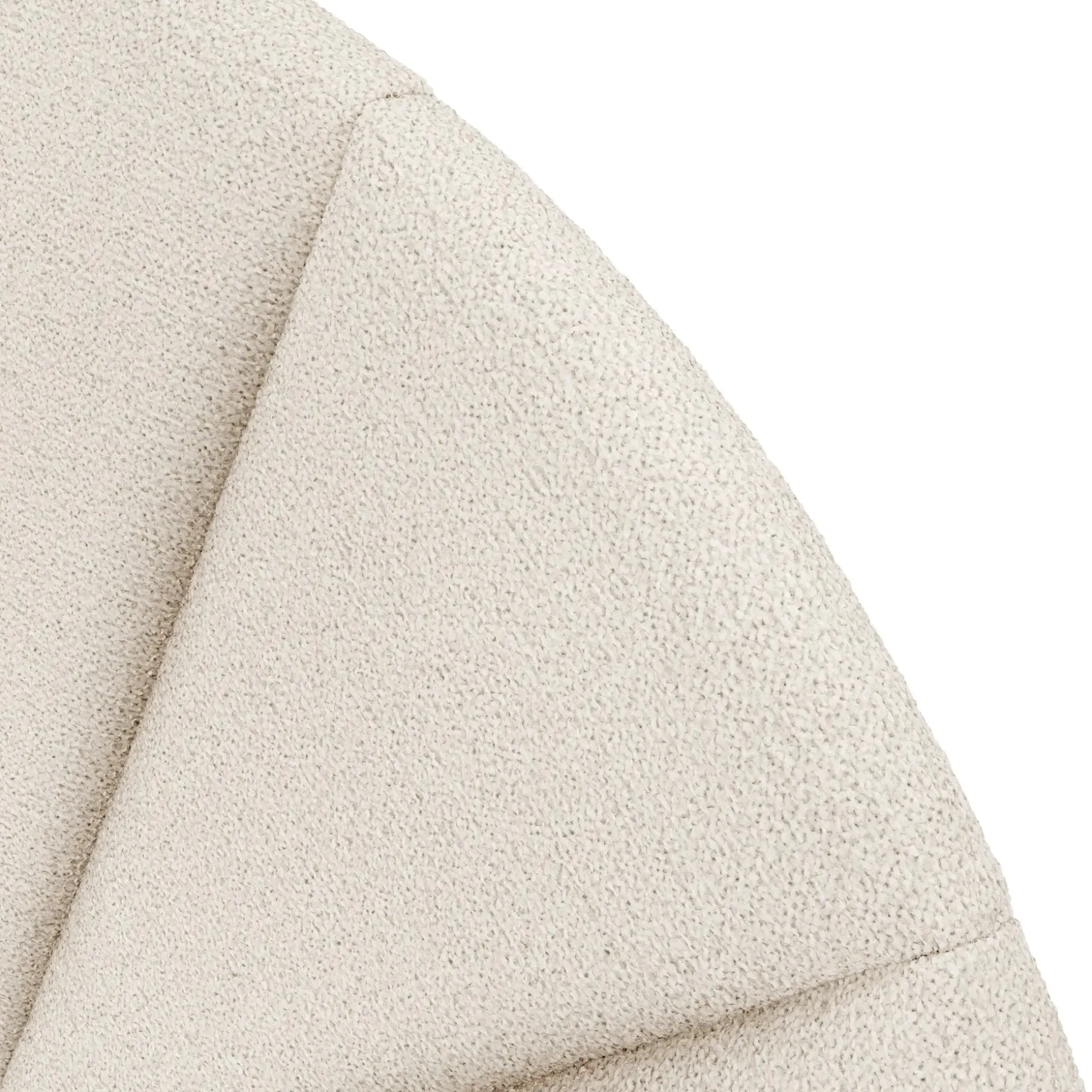 Almelo Twin Headboard - Ivory Wool Bouclé