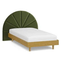 Almelo Twin Velvet Headboard - Hale Serrano Green