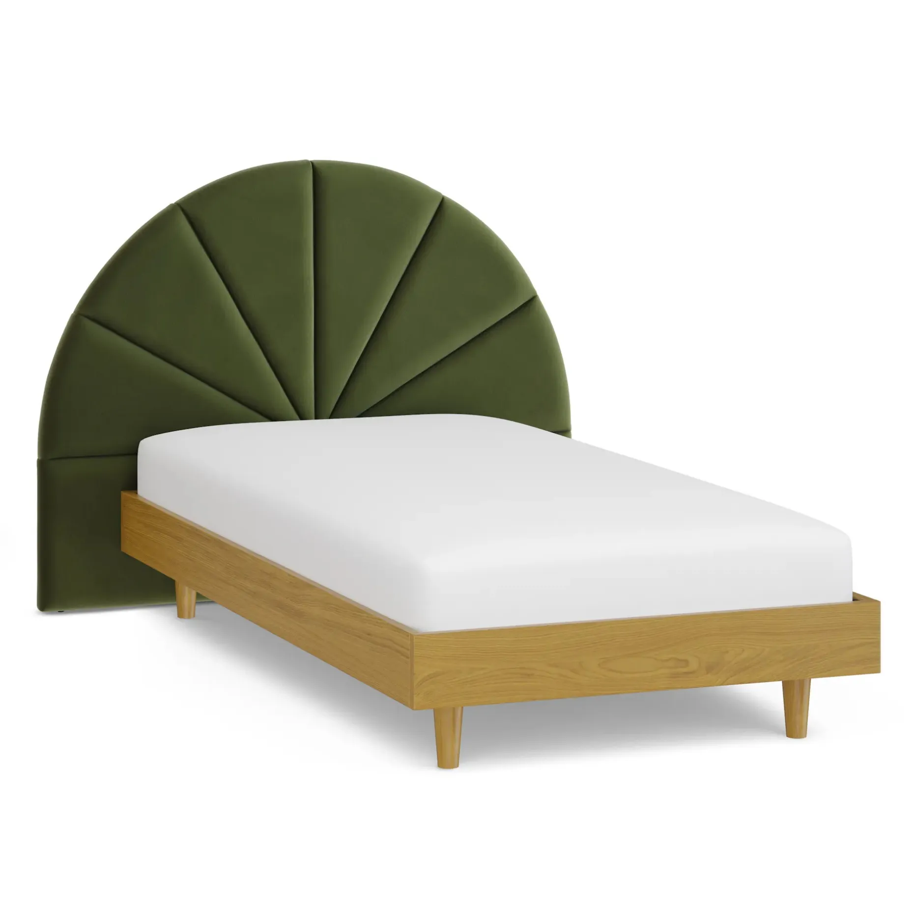 Almelo Twin Velvet Headboard - Hale Serrano Green