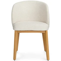 Alta Dining Armchair - Oak and Camellia Ivory