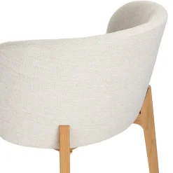 Alta Dining Armchair - Oak and Camellia Ivory