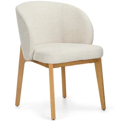 Alta Dining Armchair - Oak and Camellia Ivory