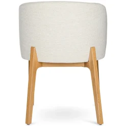 Alta Dining Armchair - Oak and Camellia Ivory