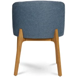 Alta Dining Armchair - Oak and Nocturnal Blue
