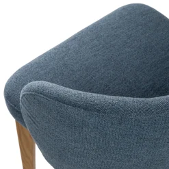 Alta Dining Armchair - Oak and Nocturnal Blue