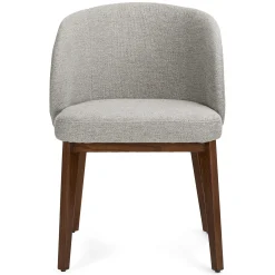 Alta Dining Armchair - Walnut and Camellia Gray