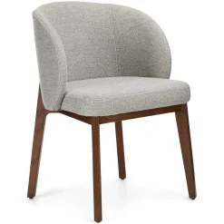 Alta Dining Armchair - Walnut and Camellia Gray