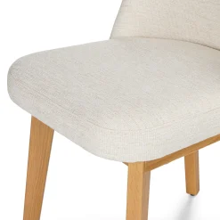 Alta Dining Chair - Oak and Camellia Ivory