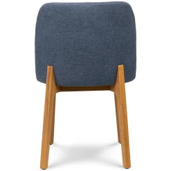 Alta Dining Chair - Oak and Nocturnal Blue