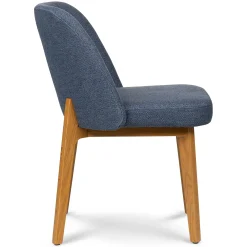 Alta Dining Chair - Oak and Nocturnal Blue