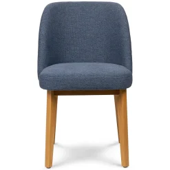 Alta Dining Chair - Oak and Nocturnal Blue