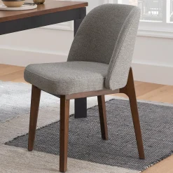 Alta Dining Chair - Walnut and Camellia Gray