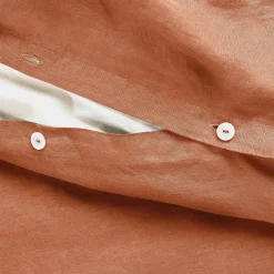 Alto King Linen Duvet Cover - Clay