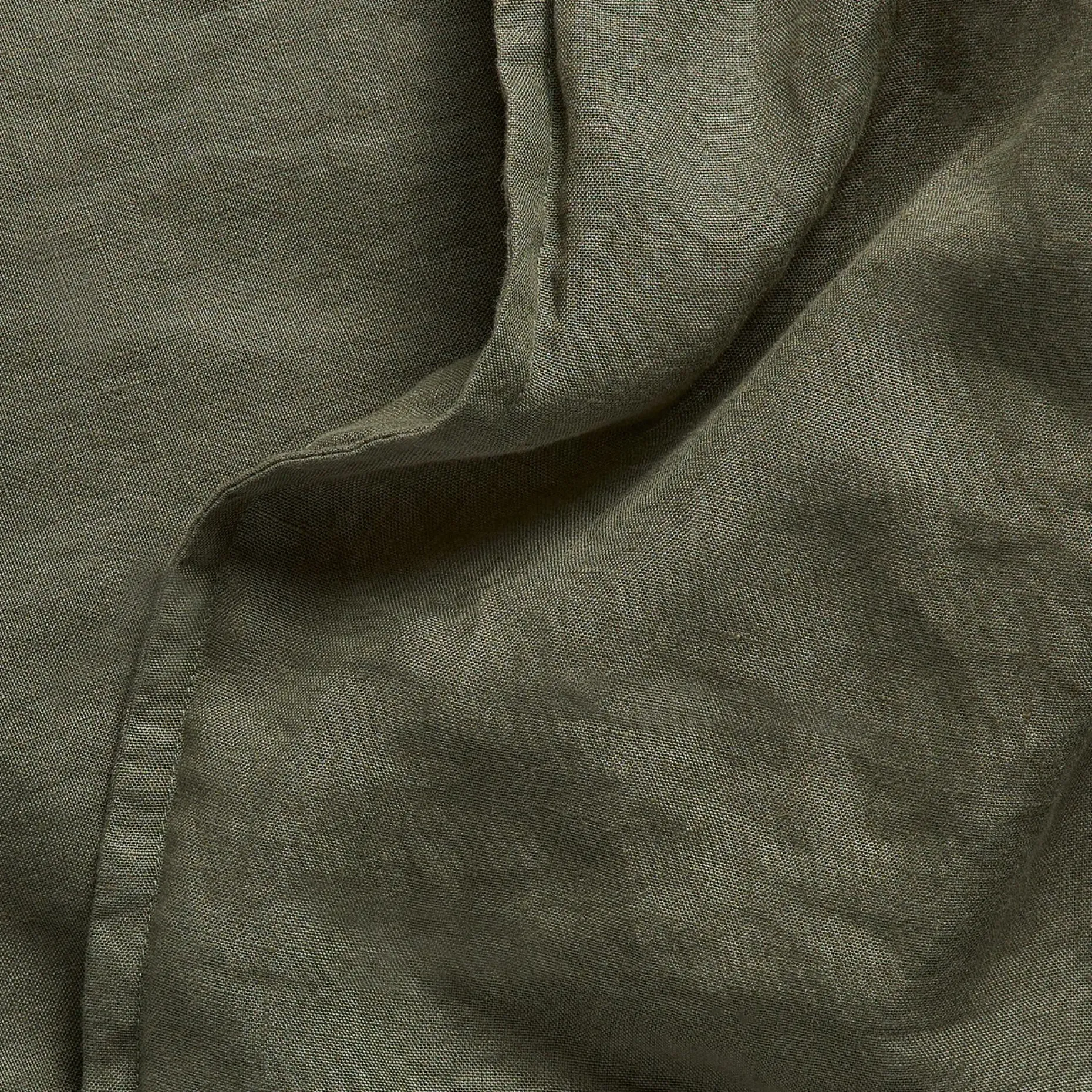 Alto King Linen Duvet Cover - Green