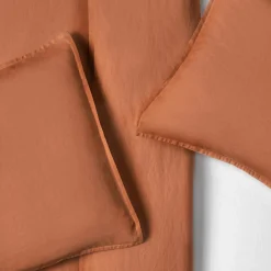 Alto King Linen Sham Set - Clay