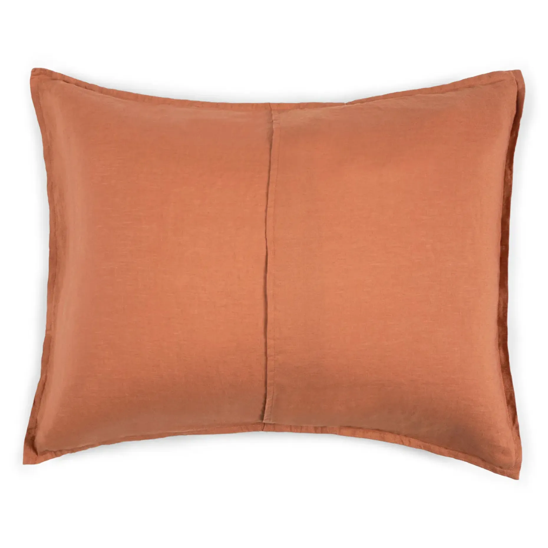 Alto King Linen Sham Set - Clay