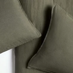 Alto King Linen Sham Set - Green