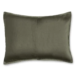 Alto King Linen Sham Set - Green