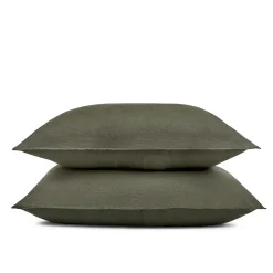 Alto King Linen Sham Set - Green