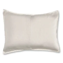 Alto King Linen Sham Set - Ivory White