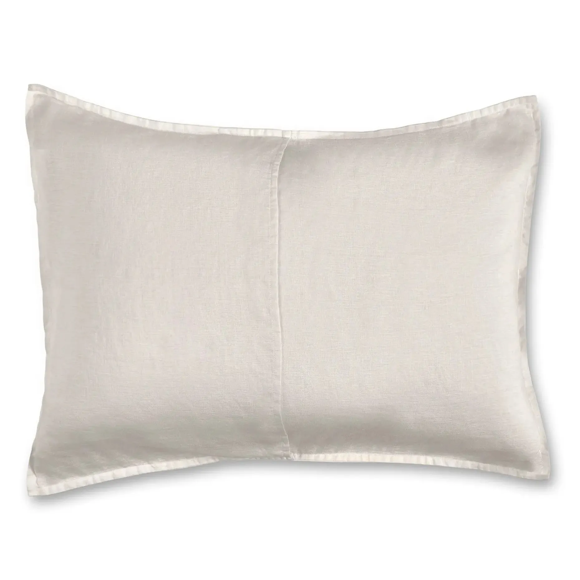 Alto King Linen Sham Set - Ivory White