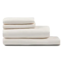 Alto King Linen Sheet Set - Ivory White