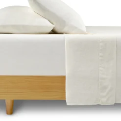 Alto King Linen Sheet Set - Ivory White