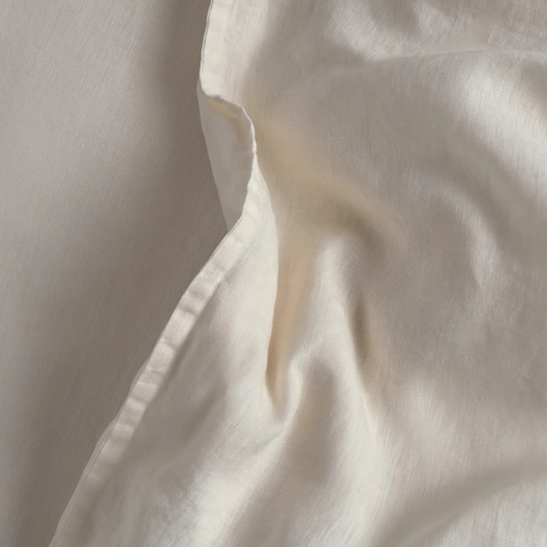 Alto King Linen Sheet Set - Ivory White