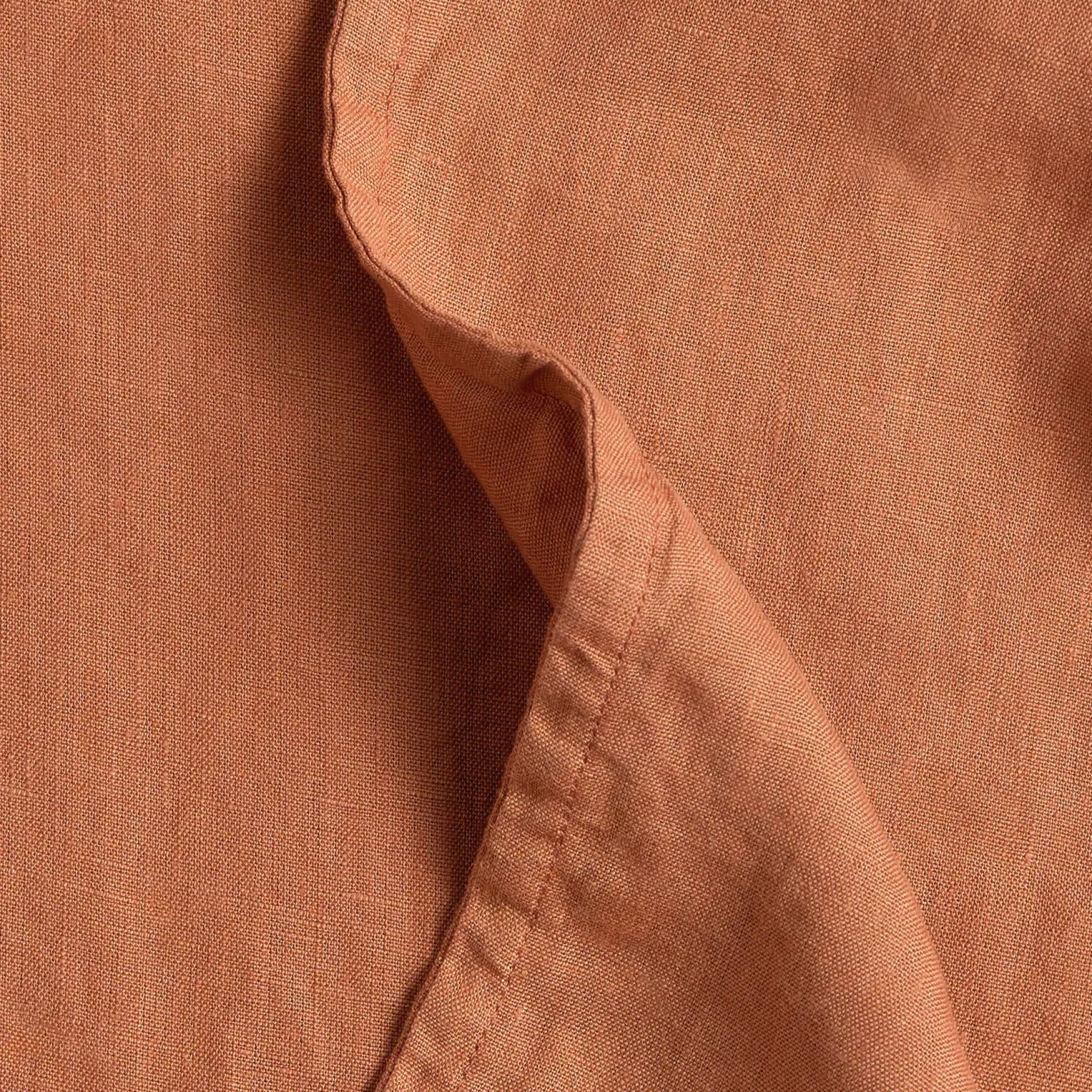 Alto Queen Linen Duvet Cover - Clay