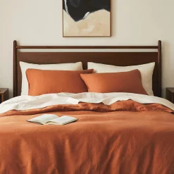Alto Standard Linen Sham Set - Clay