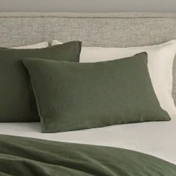 Alto Standard Linen Sham Set - Green