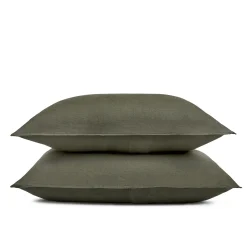Alto Standard Linen Sham Set - Green