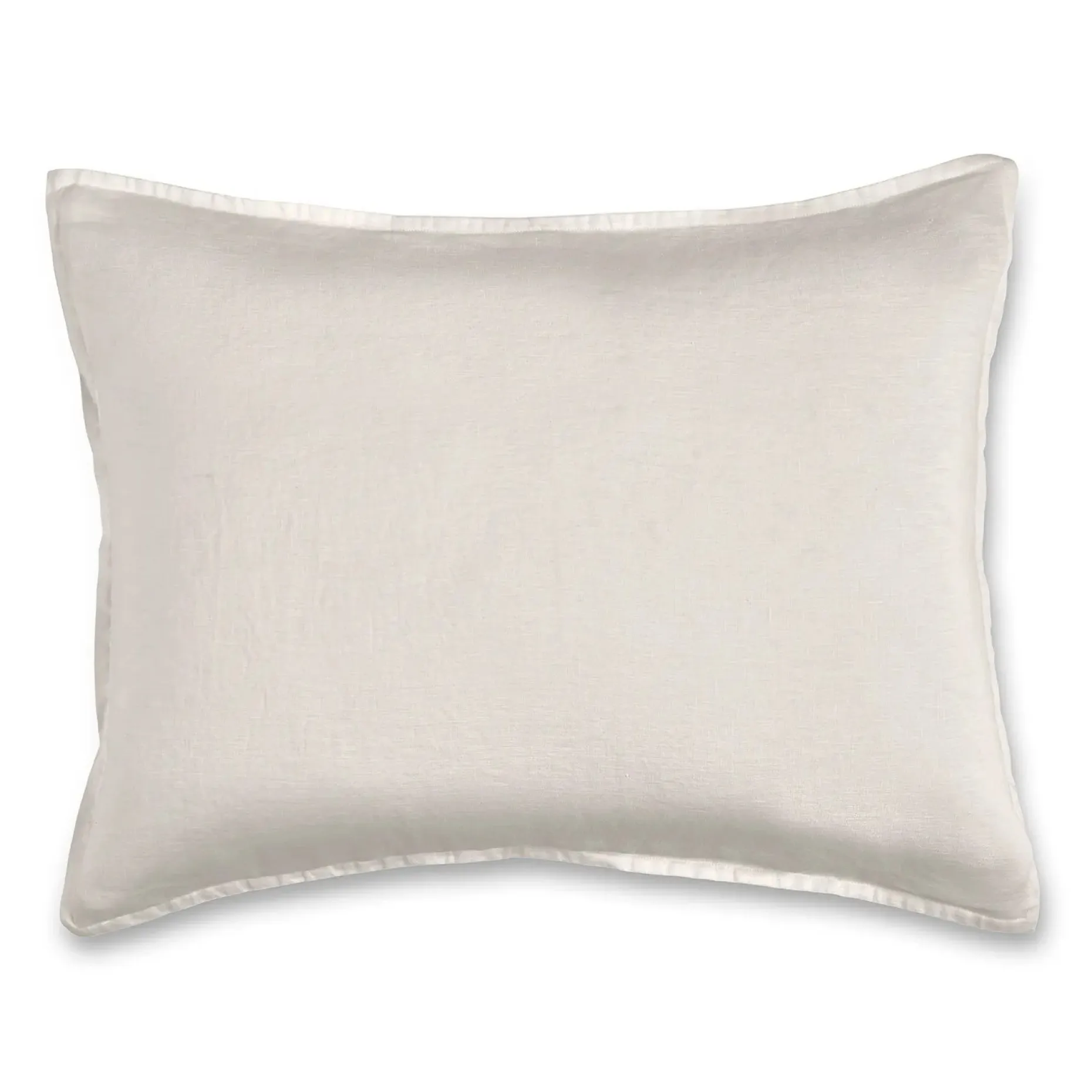 Alto Standard Linen Sham Set - Ivory White