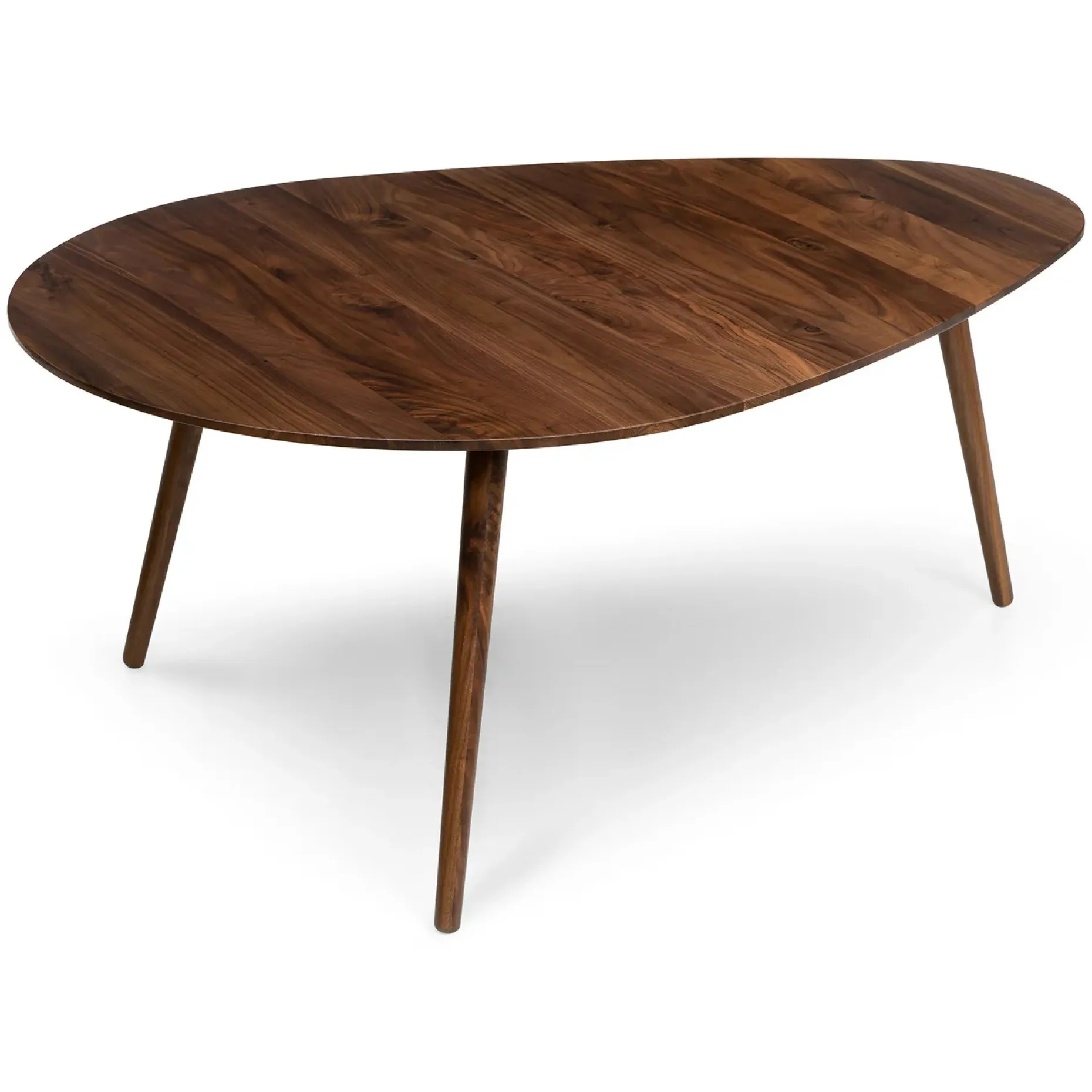 Amoeba 42.5" Coffee Table - Walnut