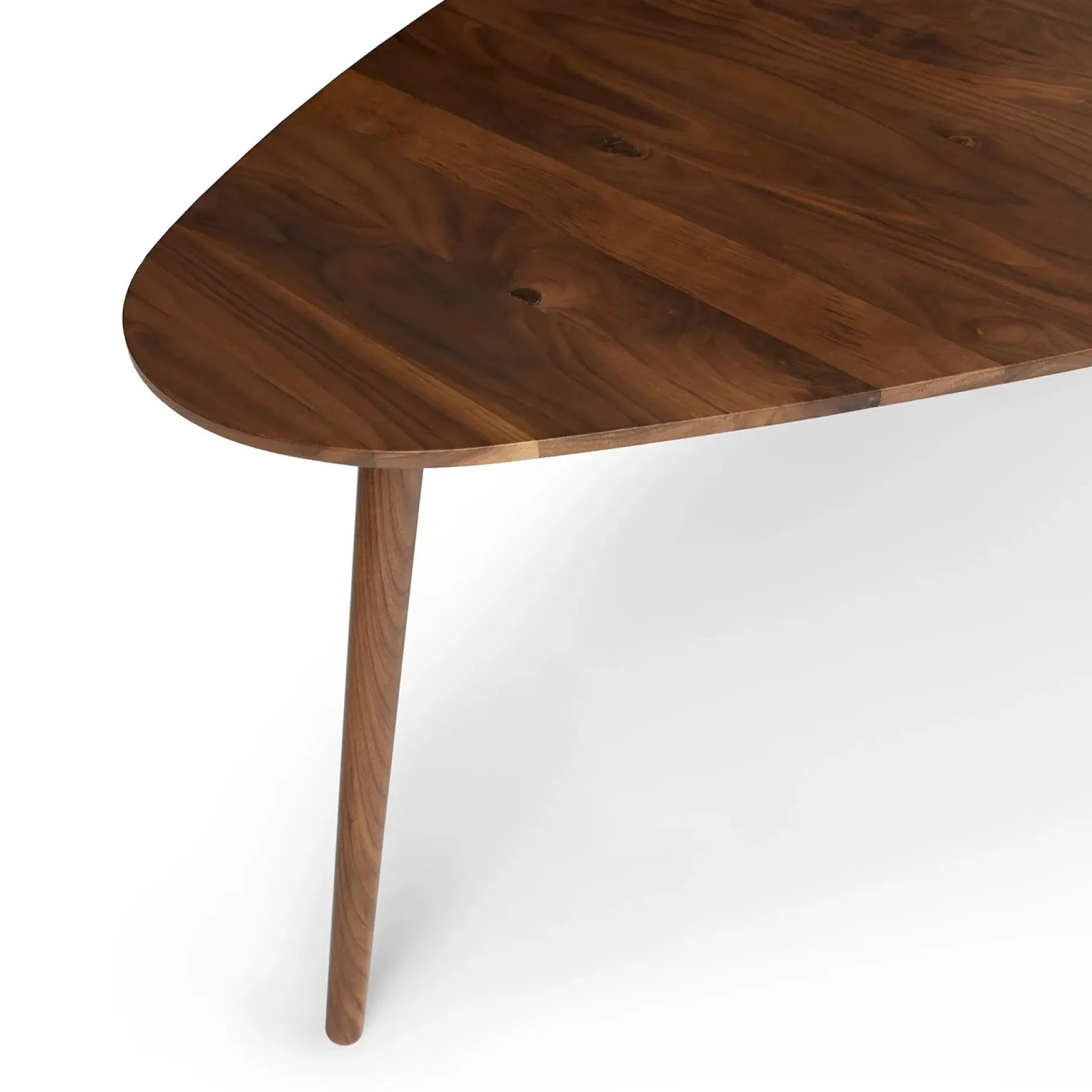Amoeba 42.5" Coffee Table - Walnut