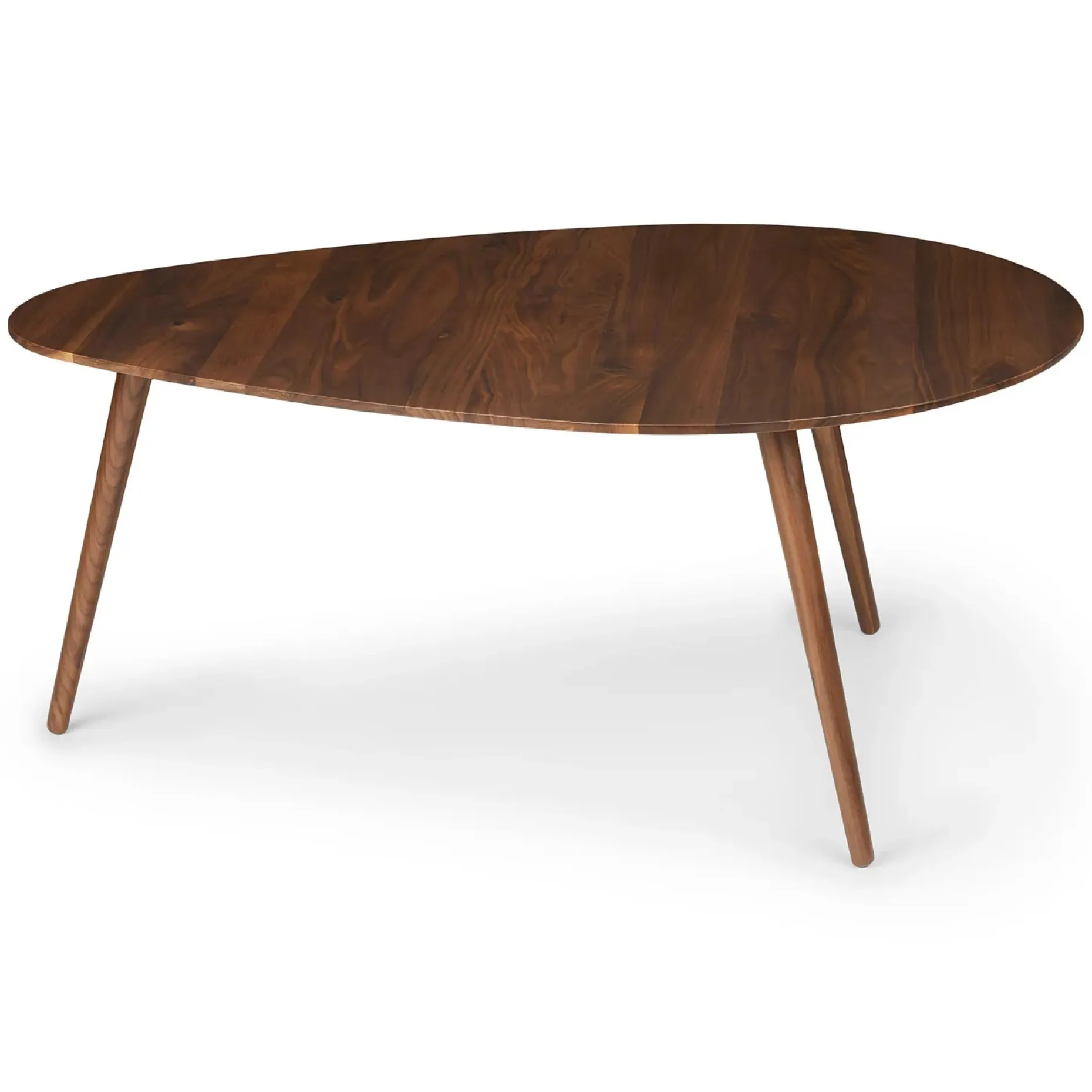Amoeba 42.5" Coffee Table - Walnut