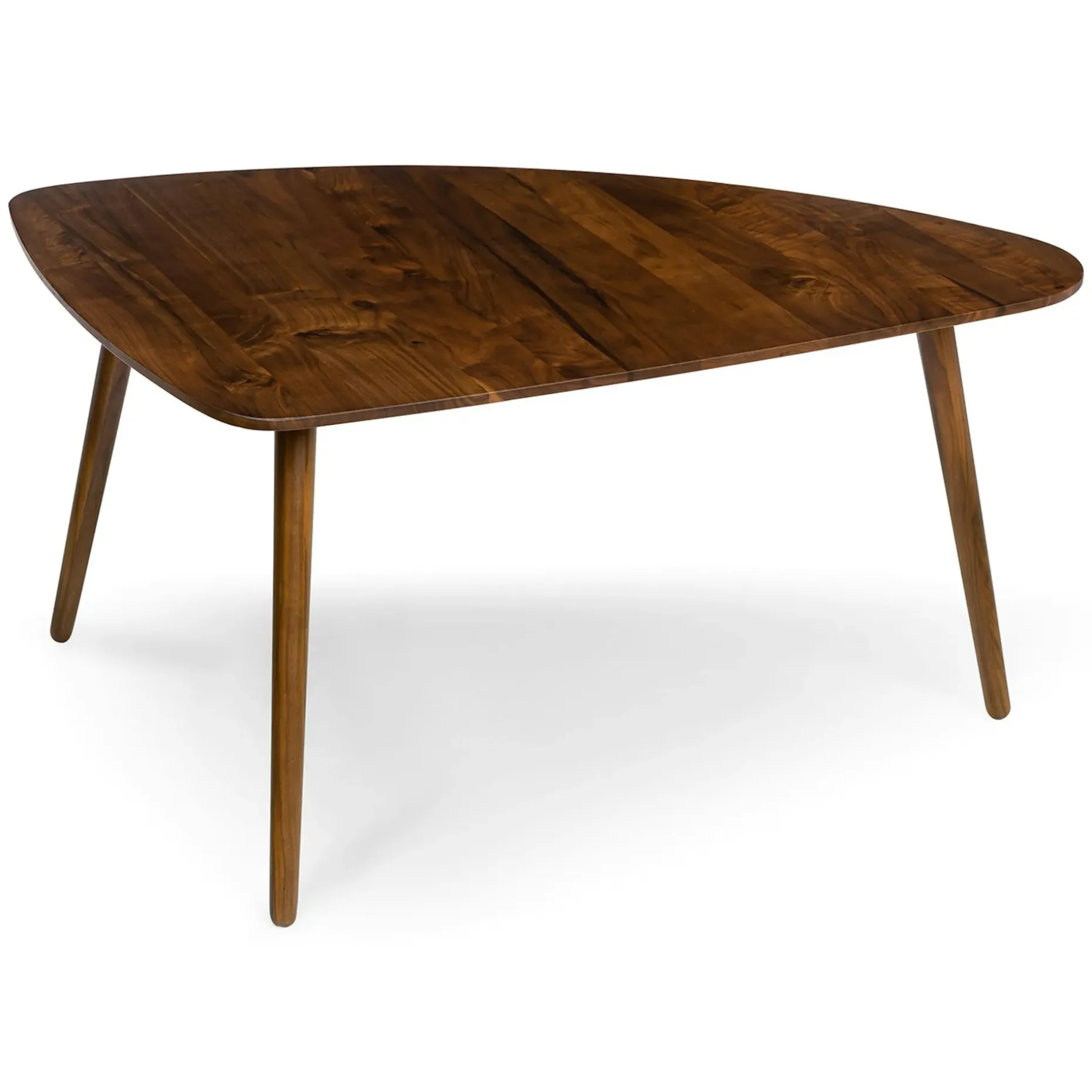 Amoeba 35" Coffee Table - Walnut
